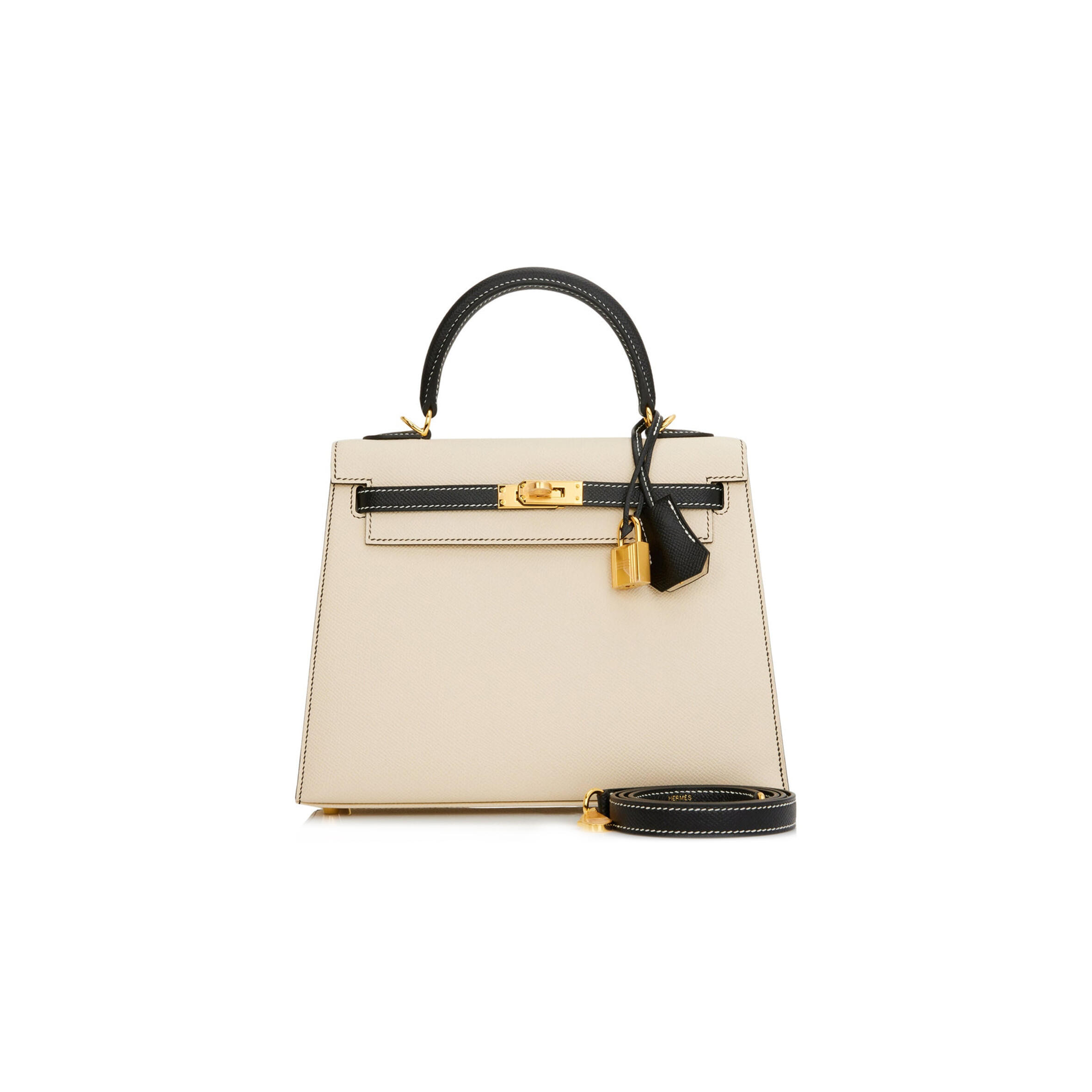 H**me5 kelly 25 sellier epsom gold hardware (25*17*7cm)
